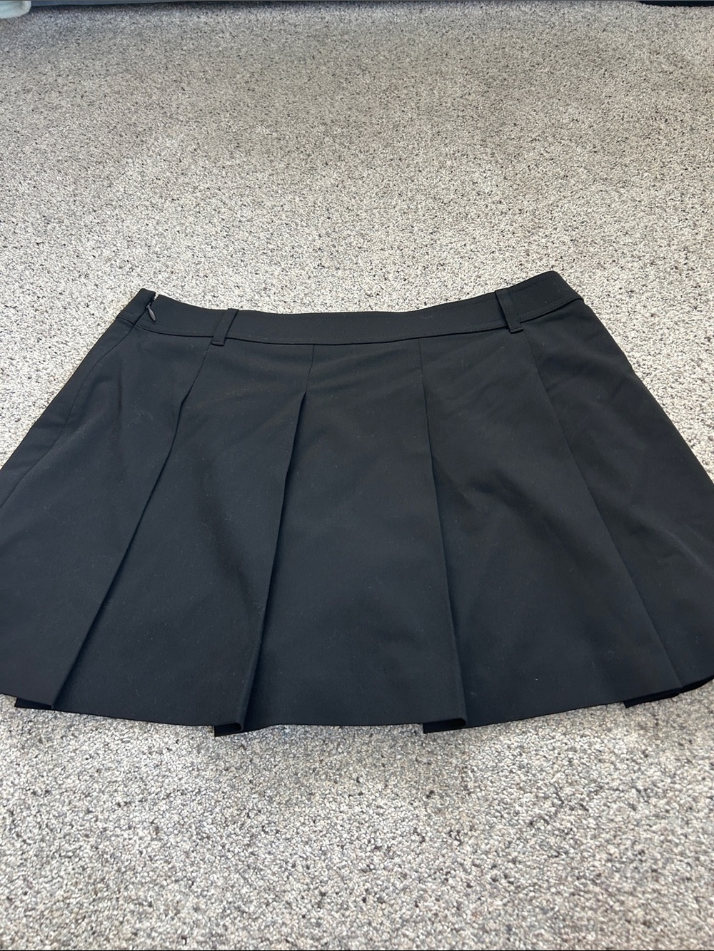 Uniqlo Classic Pleated Black Women's Skirt Sz Large